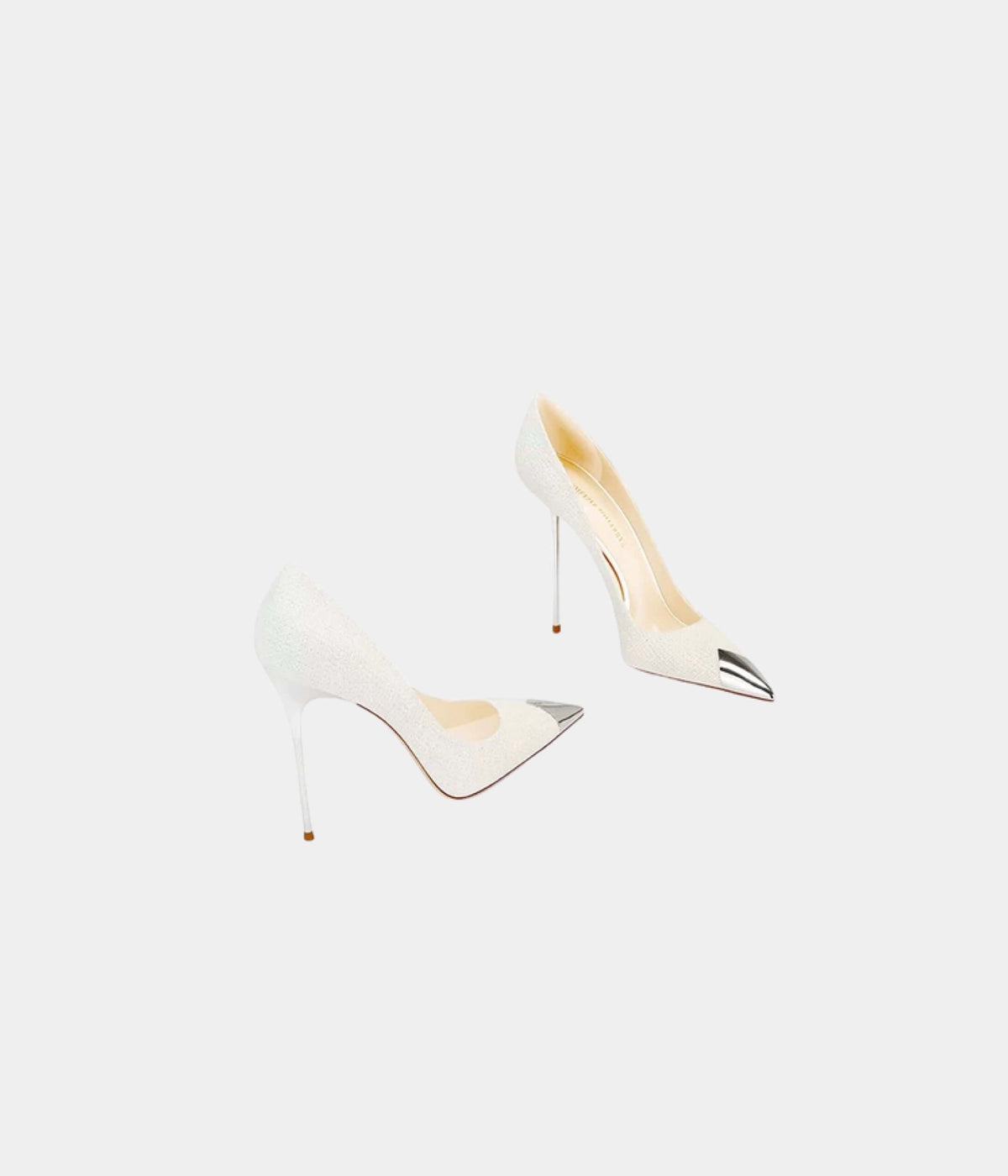 Glimmering White Heel