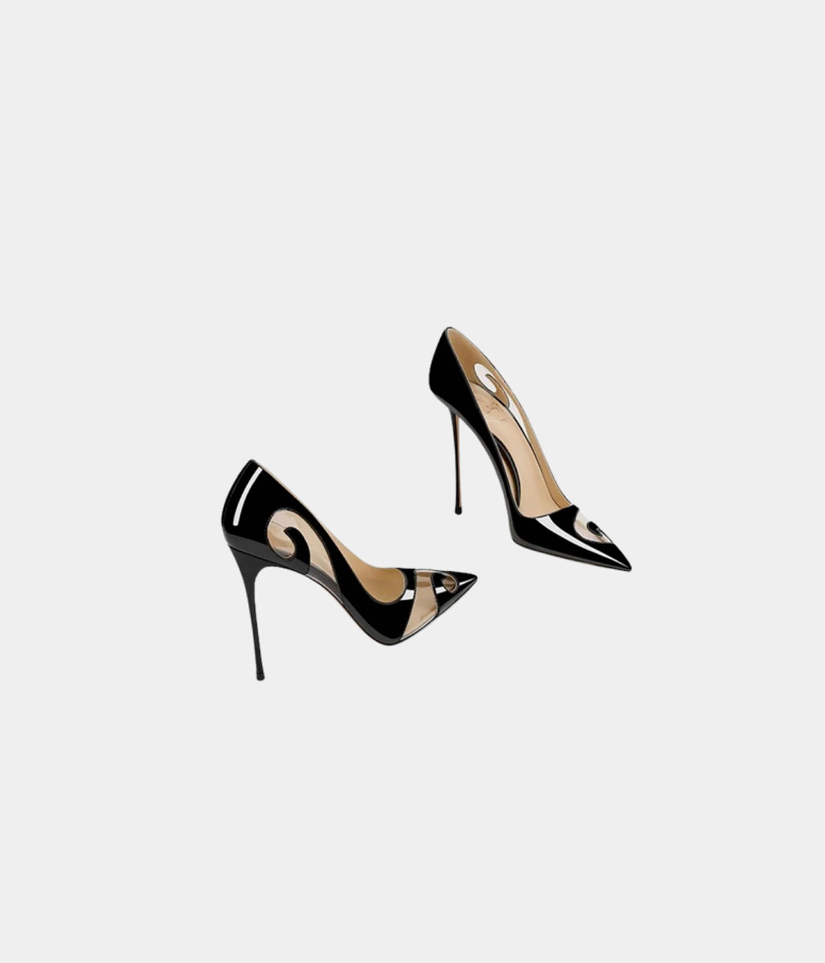 Striking Contrast Heel