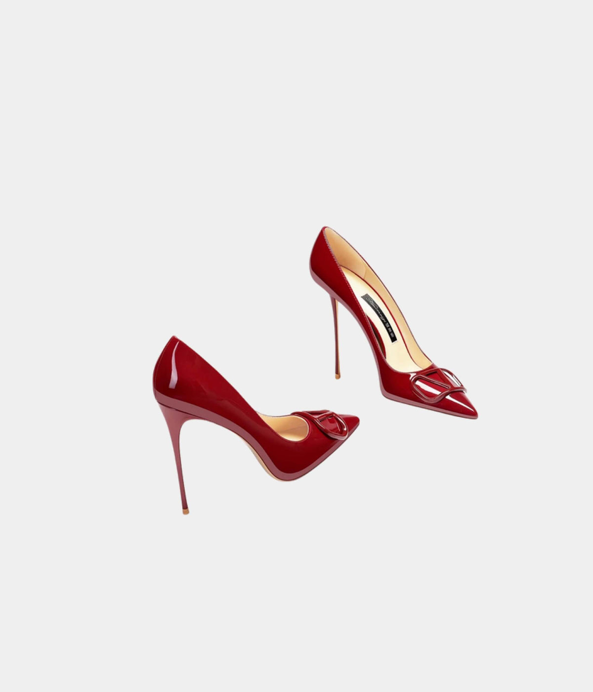 Crimson Elegance Heel