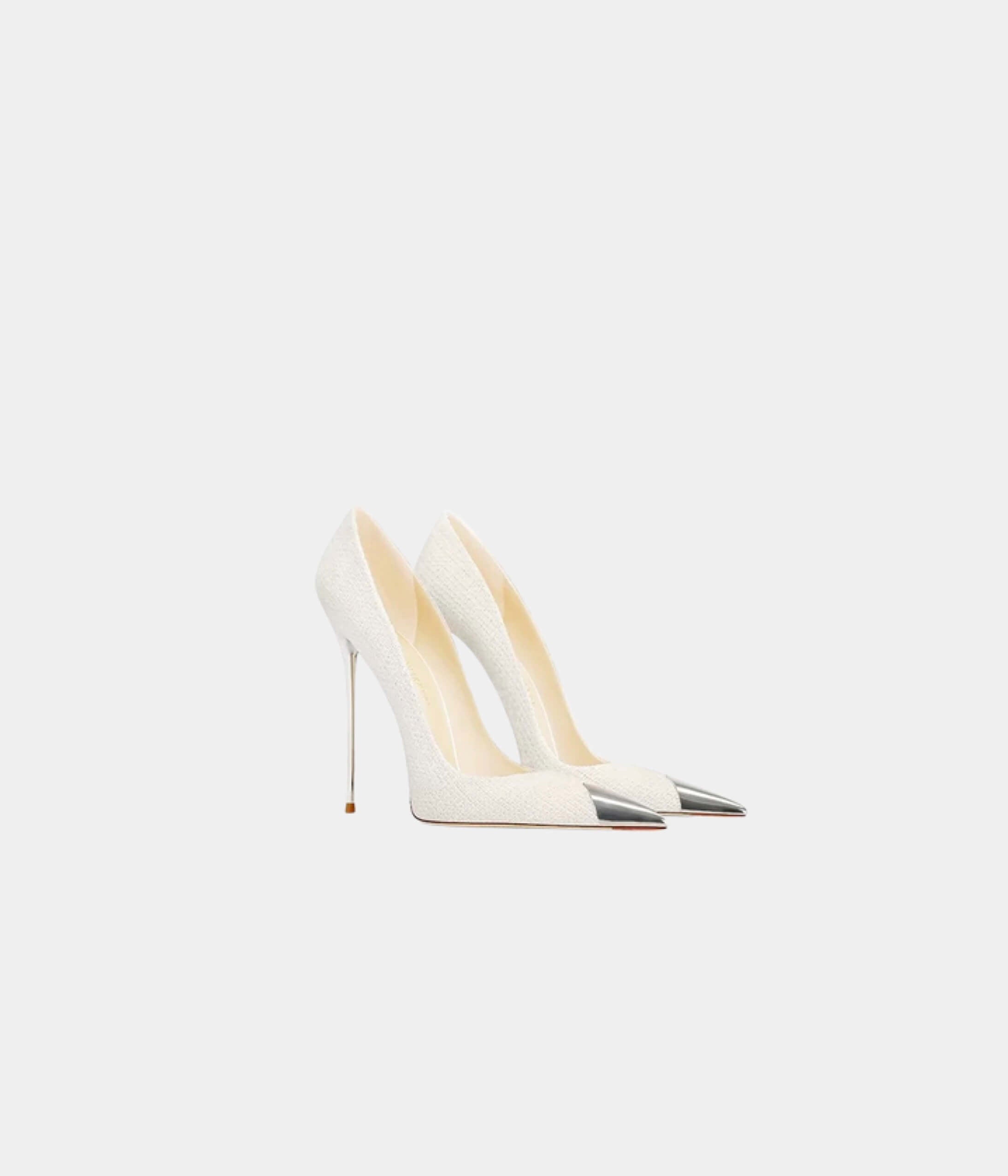 Glimmering White Heel