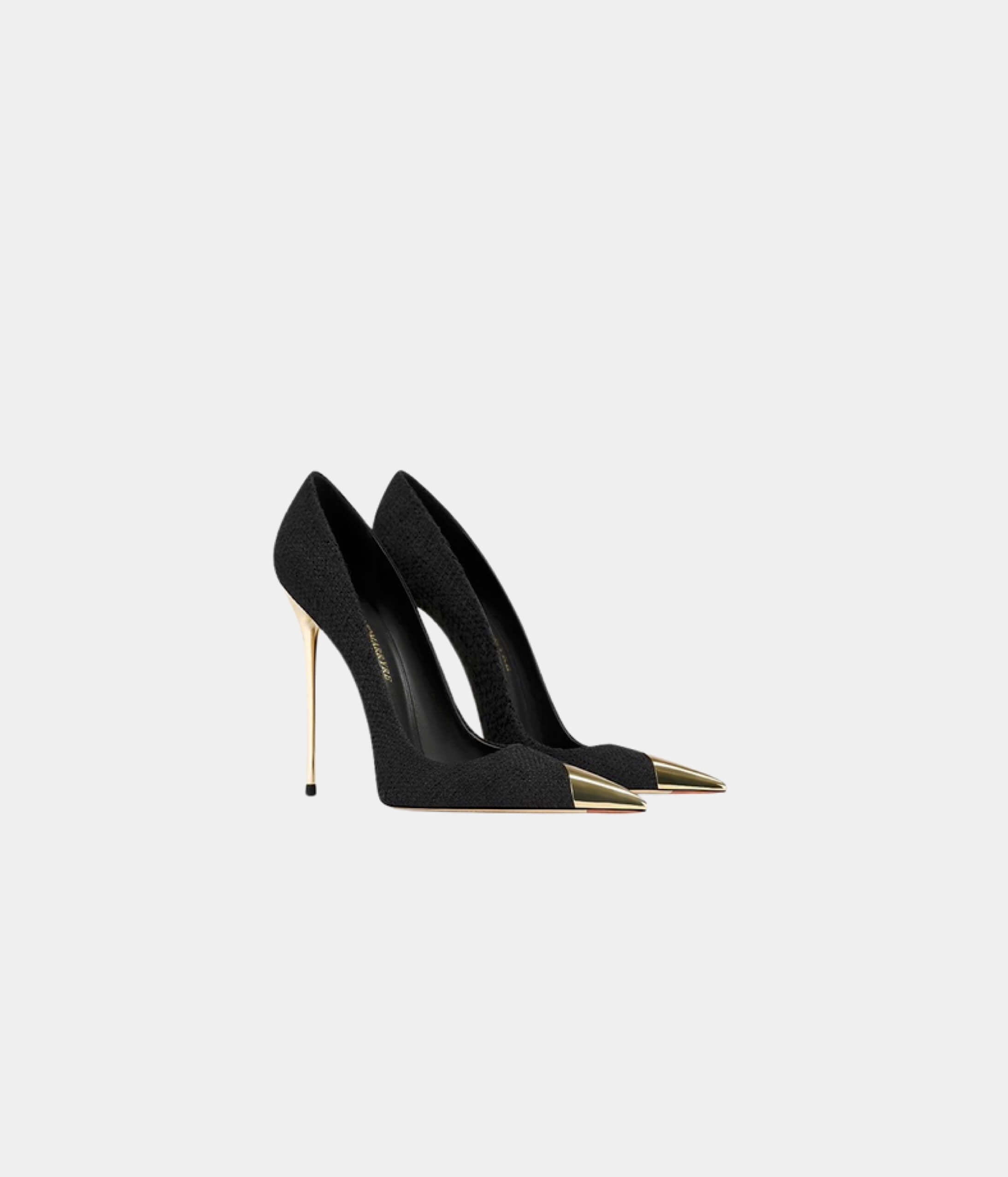 Gilded Noir Heel