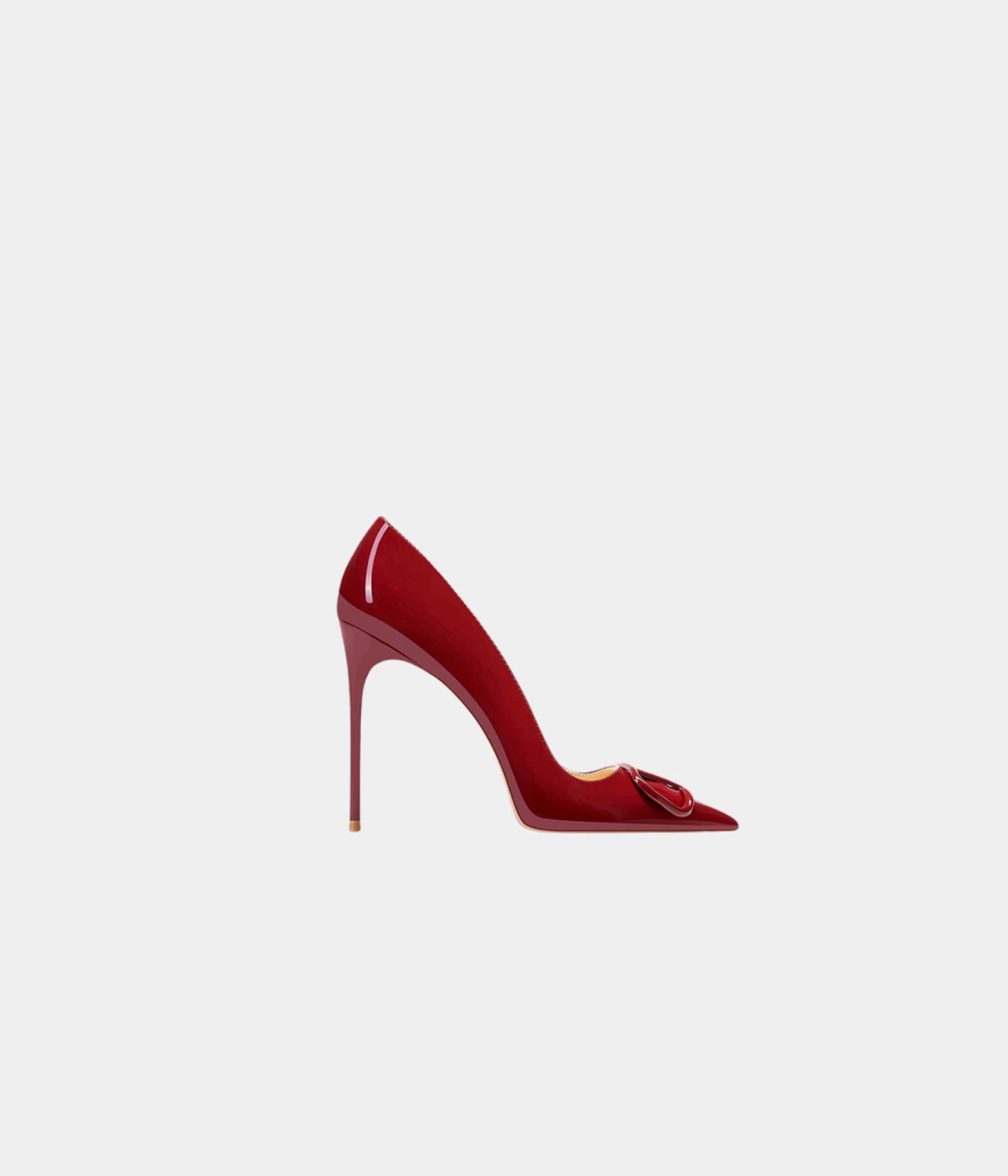 Crimson Elegance Heel