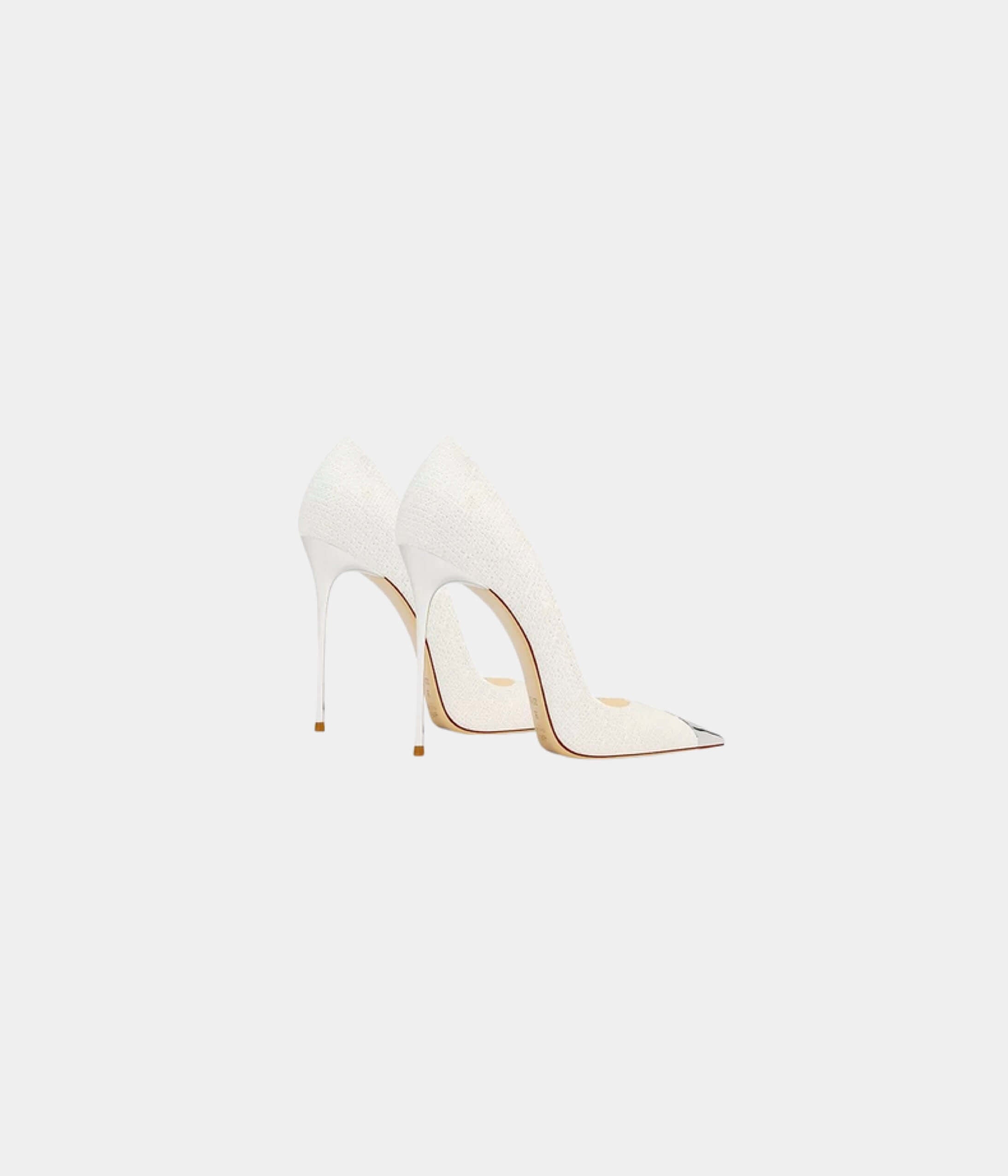 Glimmering White Heel